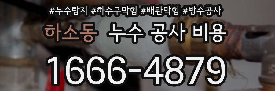 하소동 누수 공사 비용