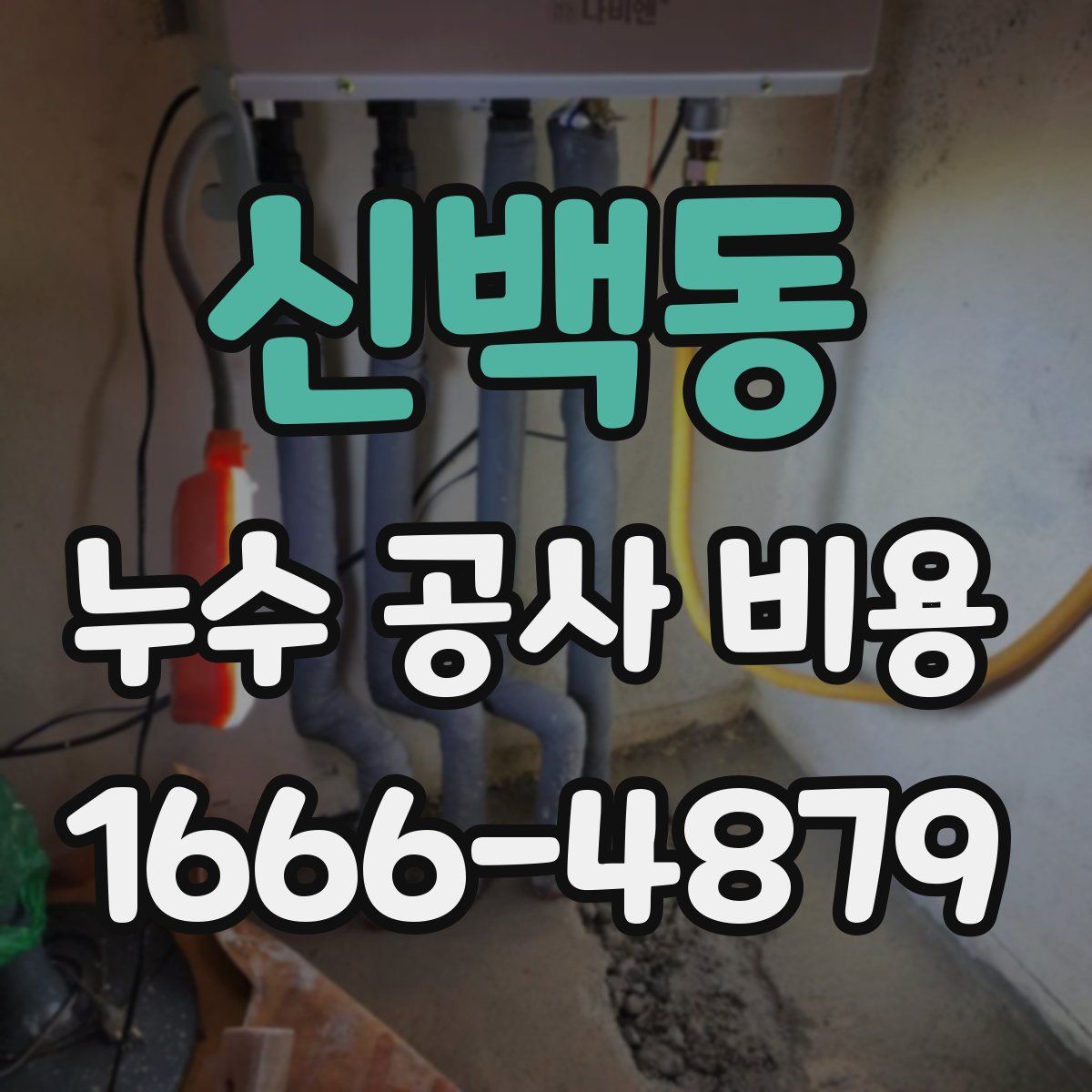 신백동 누수 공사 비용
