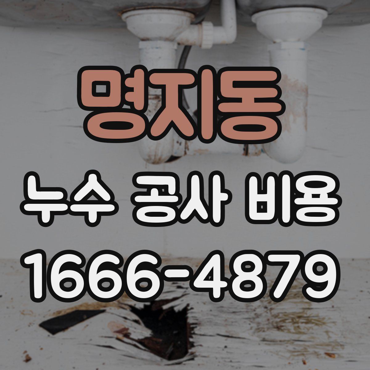 명지동 누수 공사 비용