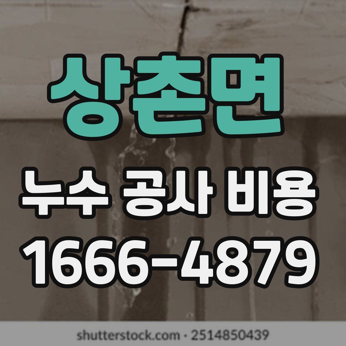 상촌면 누수 공사 비용