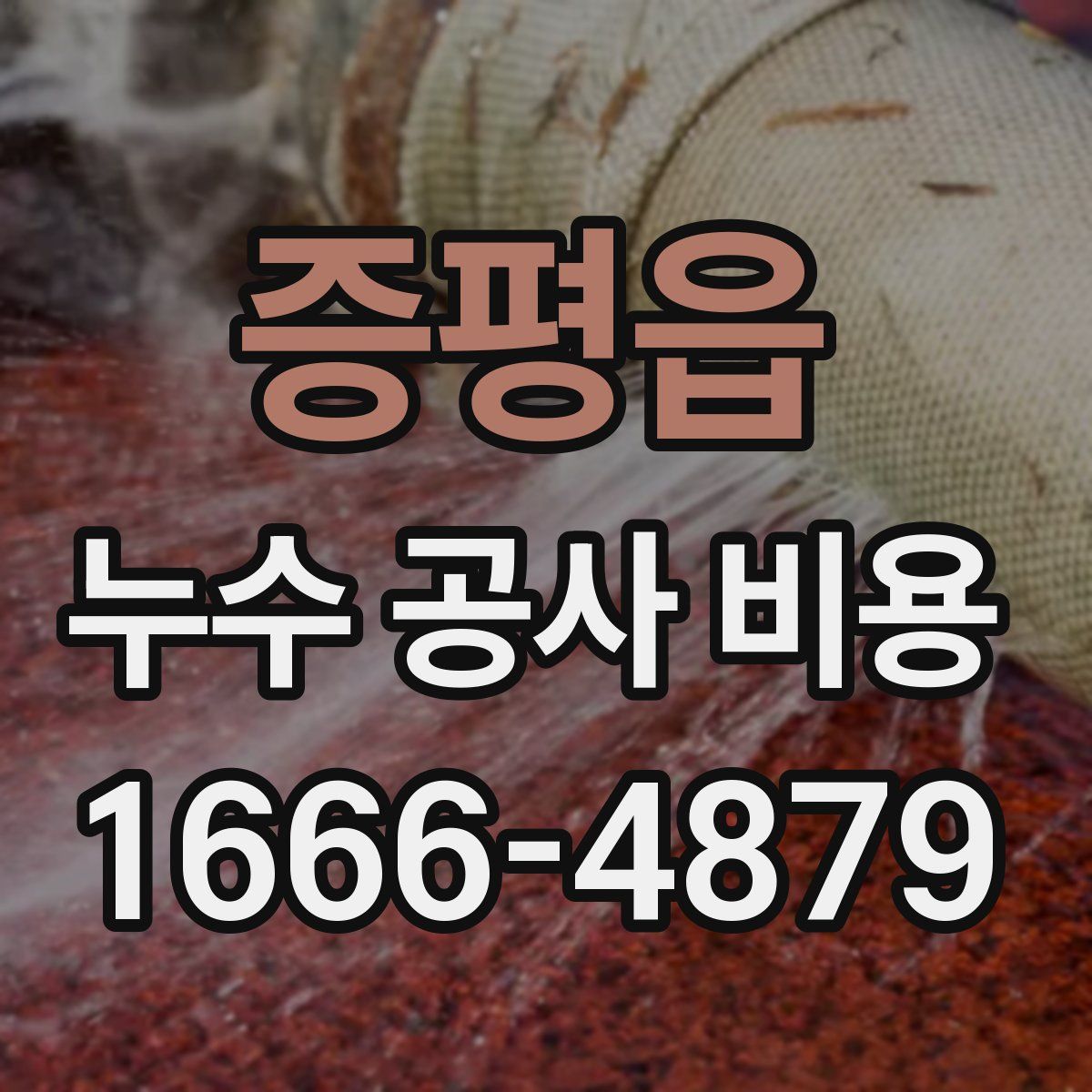 증평읍 누수 공사 비용