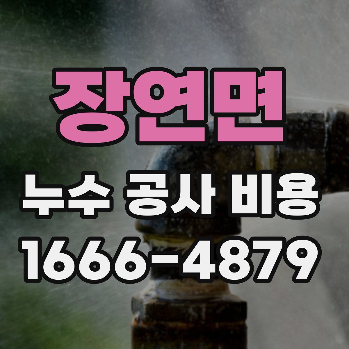 장연면 누수 공사 비용