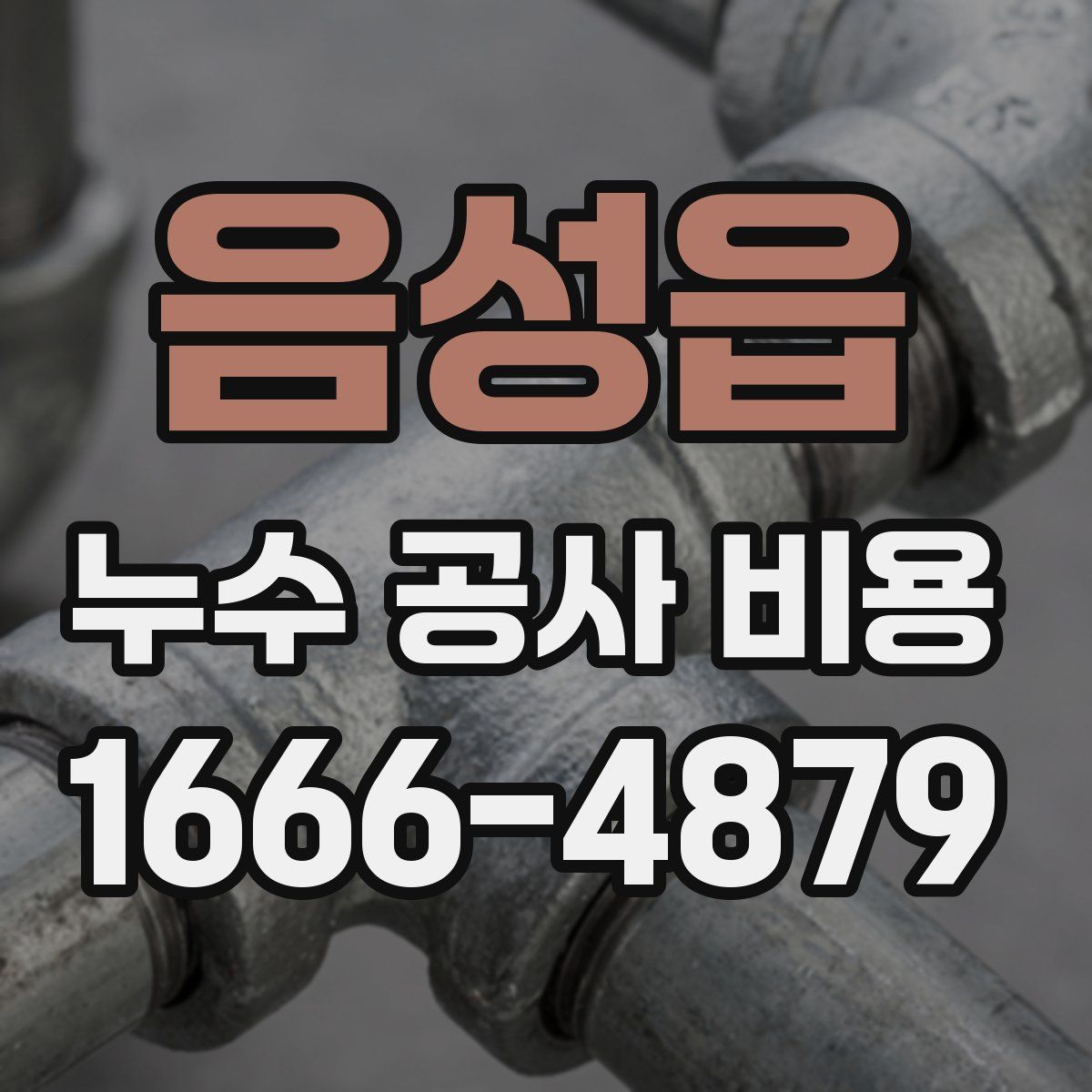 음성읍 누수 공사 비용