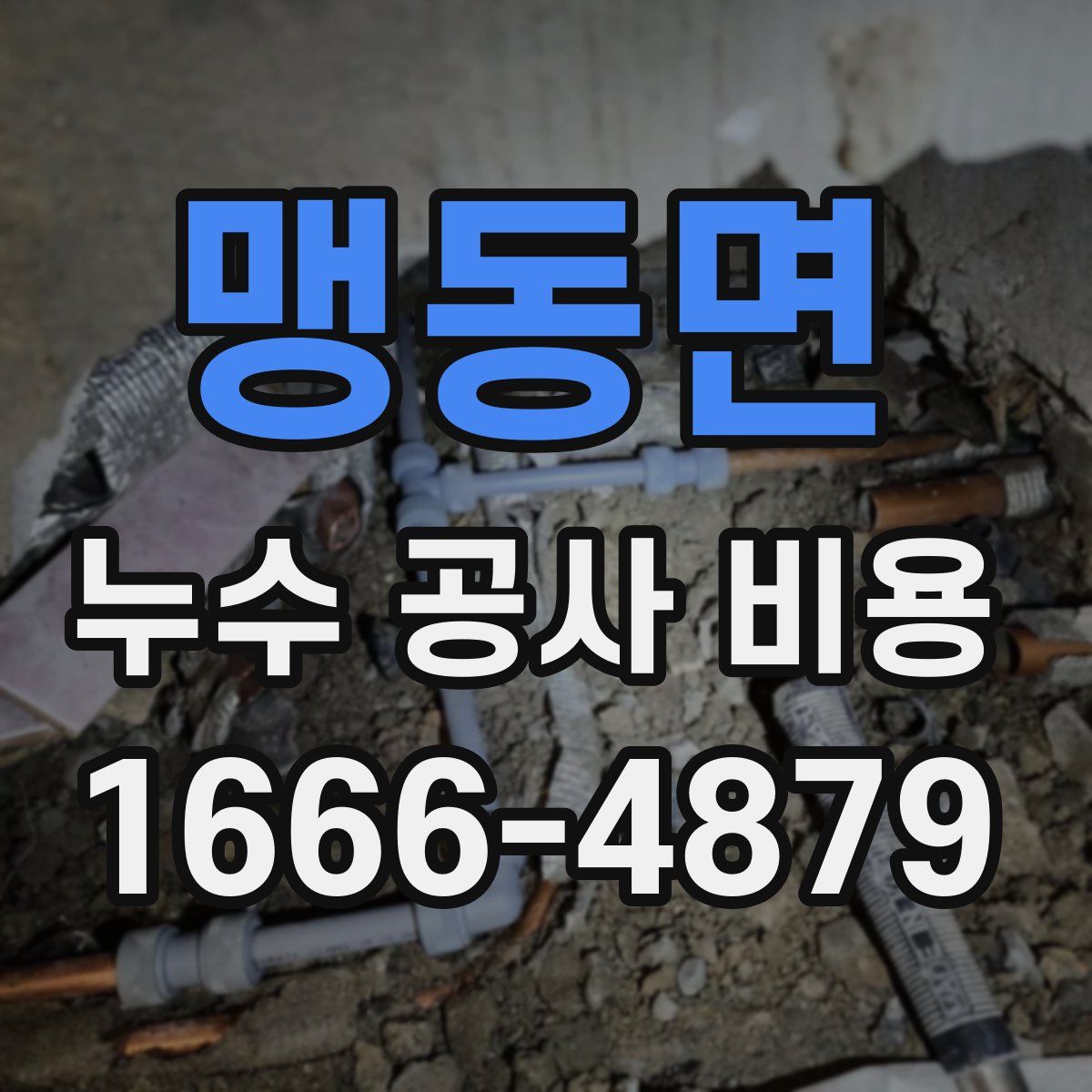 맹동면 누수 공사 비용