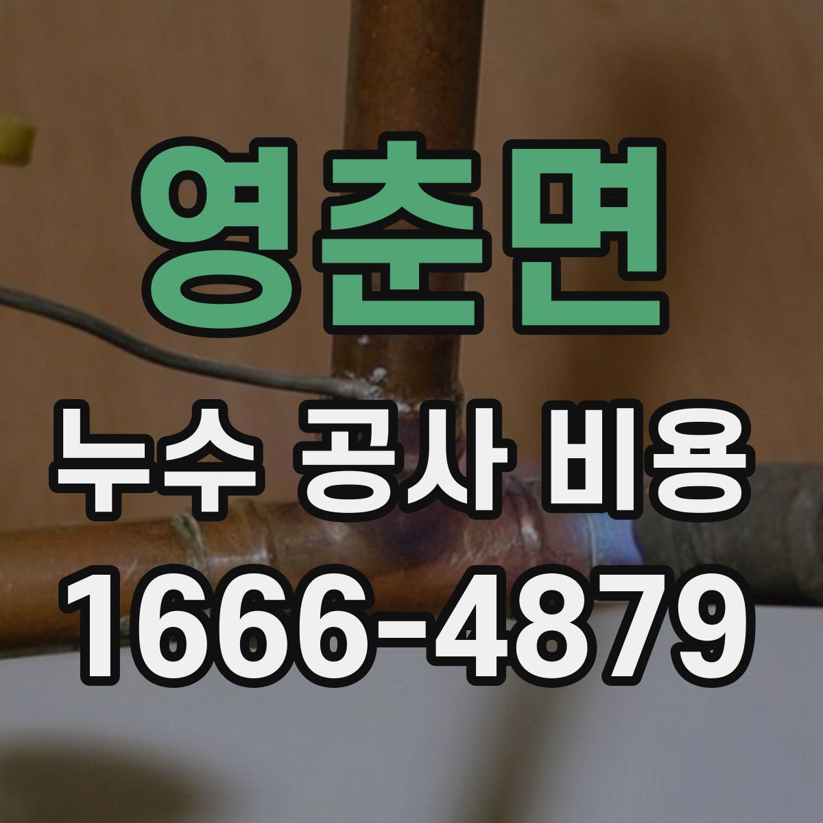 영춘면 누수 공사 비용