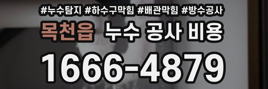 목천읍 누수 공사 비용