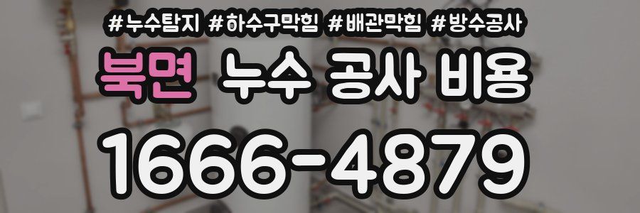 북면 누수 공사 비용