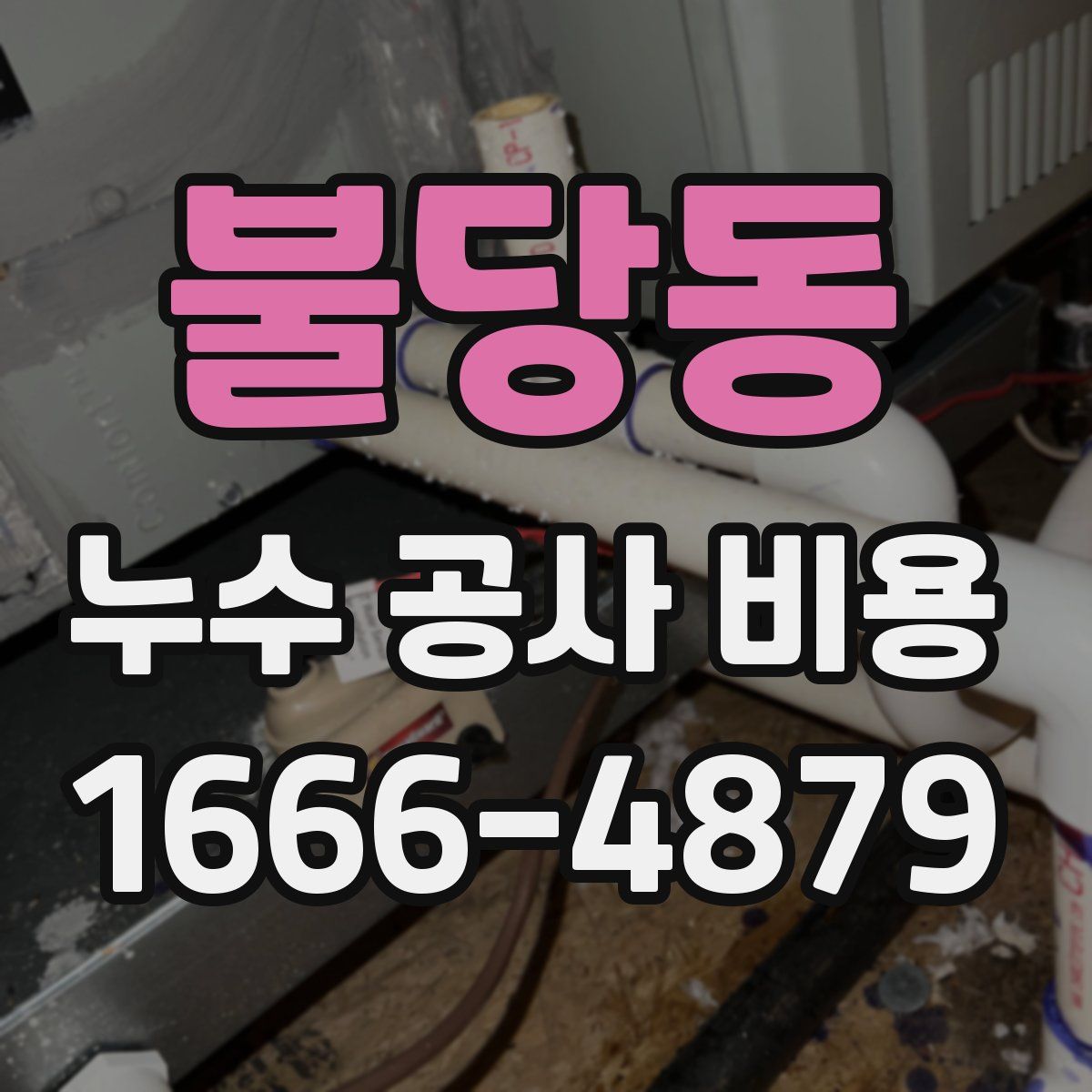불당동 누수 공사 비용