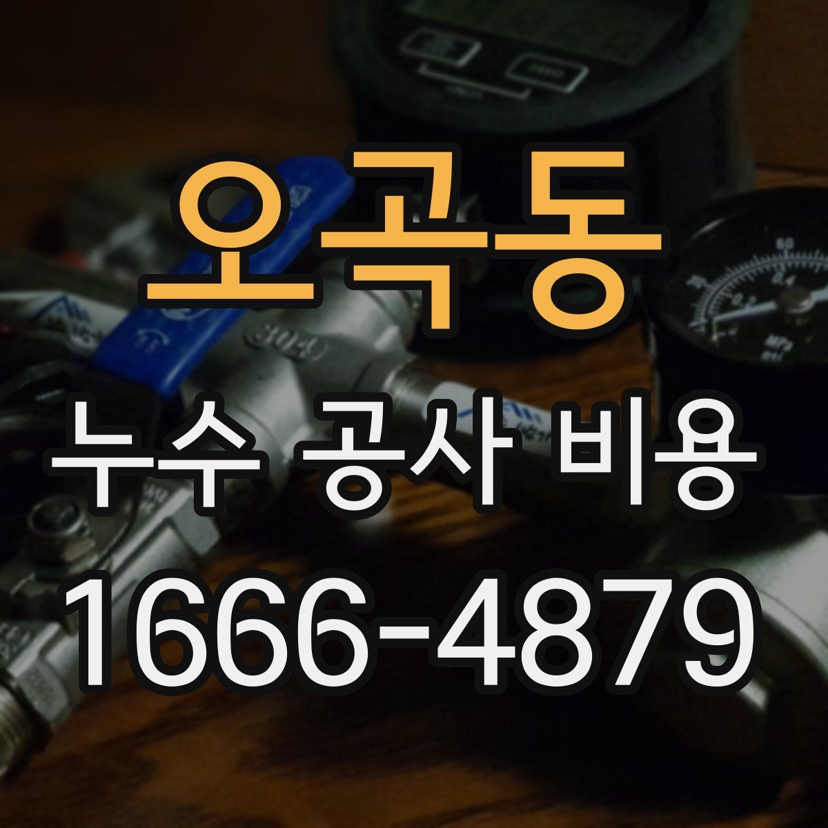 오곡동 누수 공사 비용