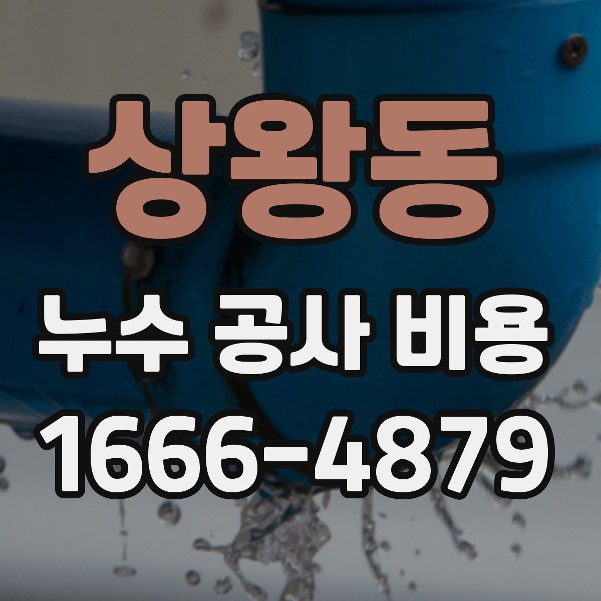 상왕동 누수 공사 비용
