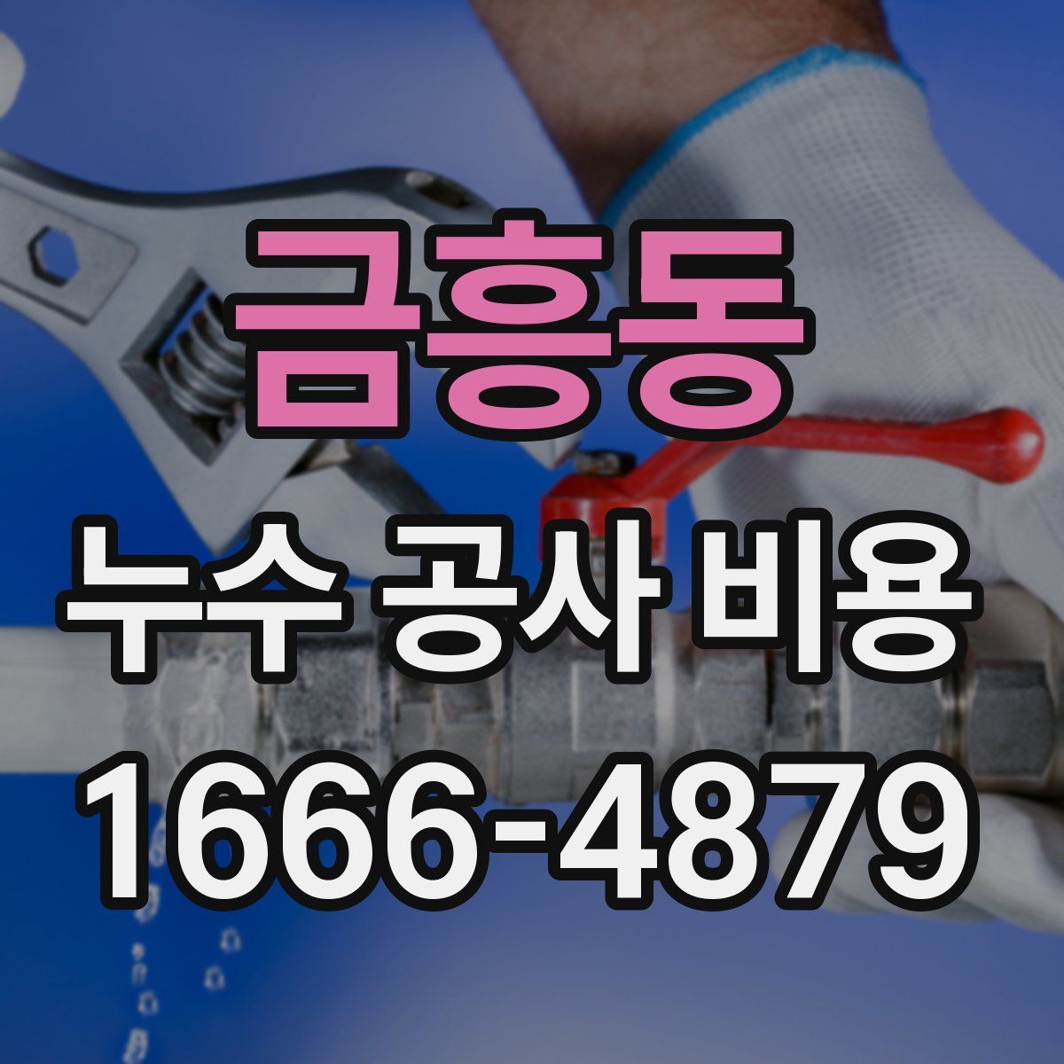 금흥동 누수 공사 비용