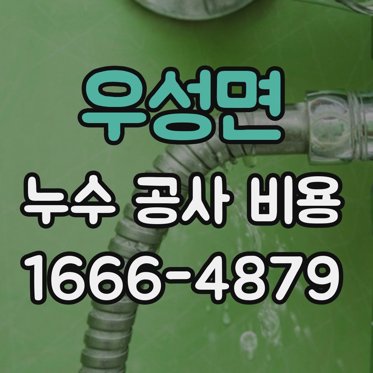 우성면 누수 공사 비용