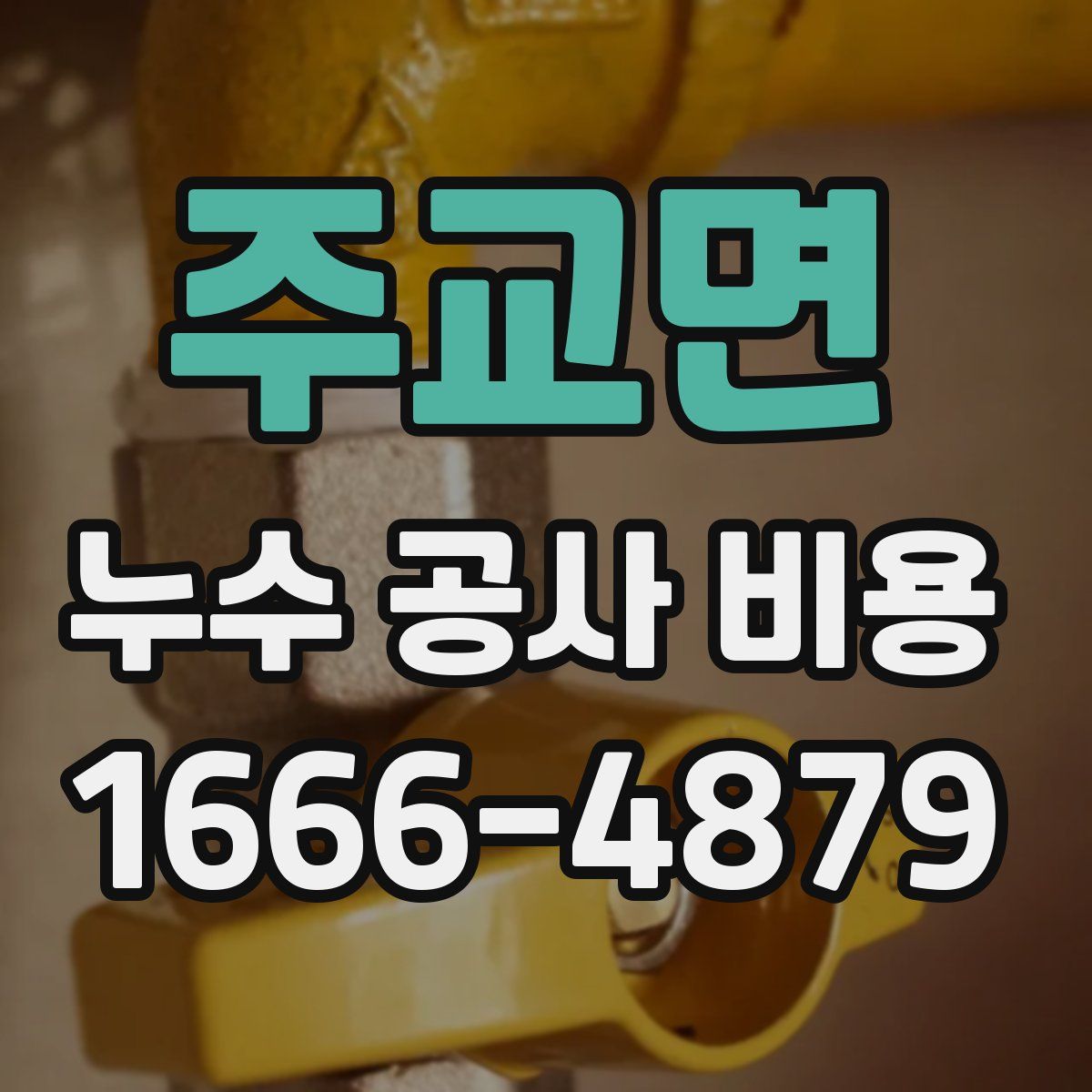 주교면 누수 공사 비용