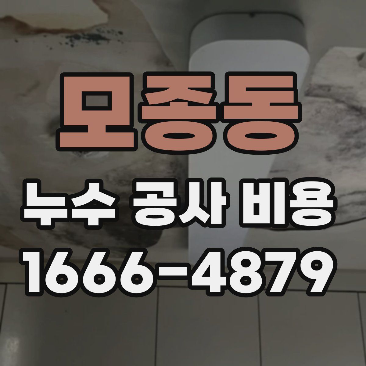 모종동 누수 공사 비용