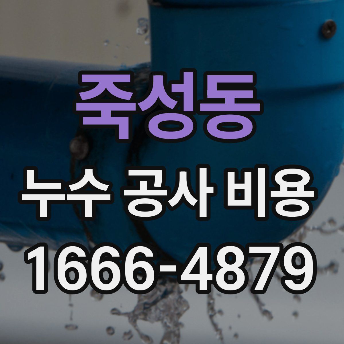 죽성동 누수 공사 비용