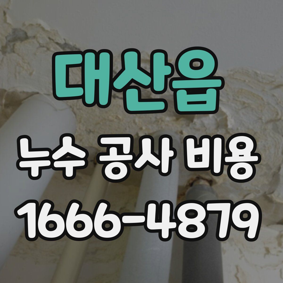 대산읍 누수 공사 비용