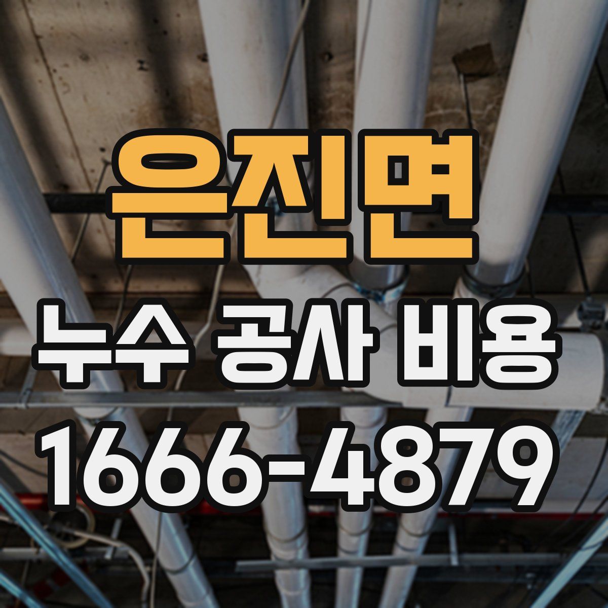 은진면 누수 공사 비용