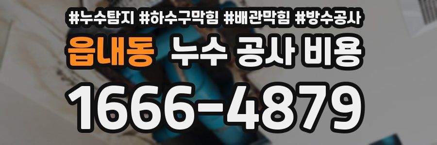 읍내동 누수 공사 비용