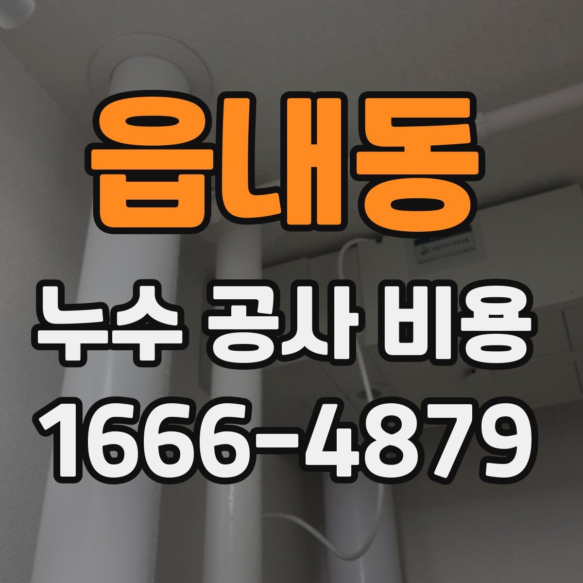 읍내동 누수 공사 비용