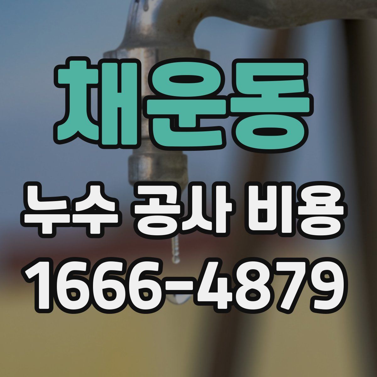 채운동 누수 공사 비용