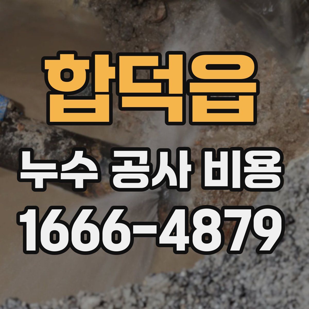 합덕읍 누수 공사 비용