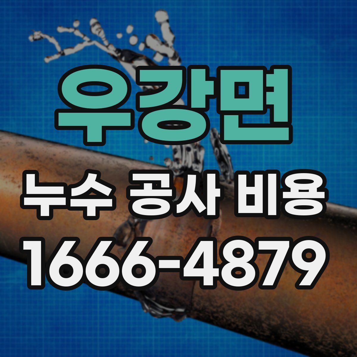 우강면 누수 공사 비용