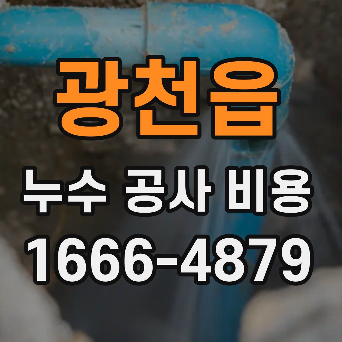 광천읍 누수 공사 비용