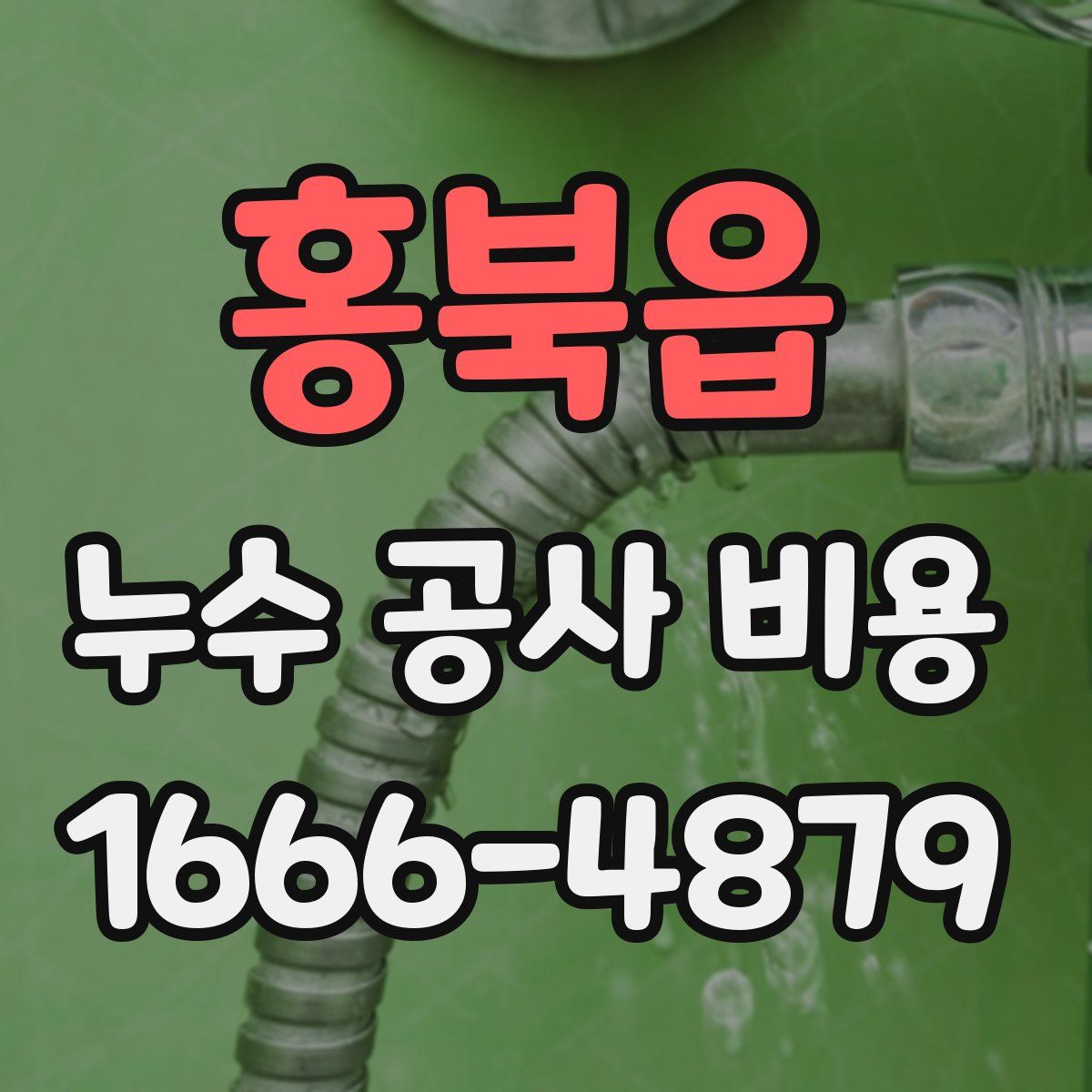 홍북읍 누수 공사 비용