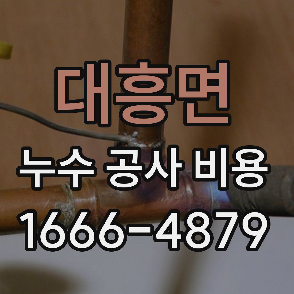 대흥면 누수 공사 비용