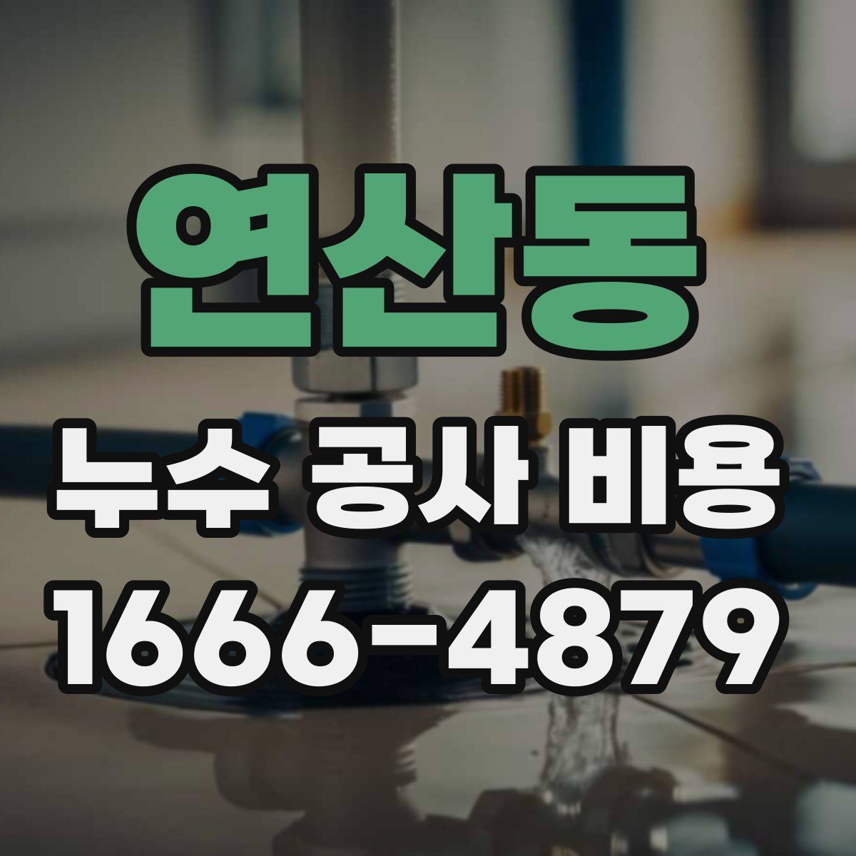 연산동 누수 공사 비용
