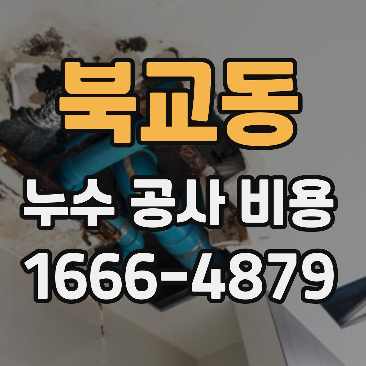북교동 누수 공사 비용