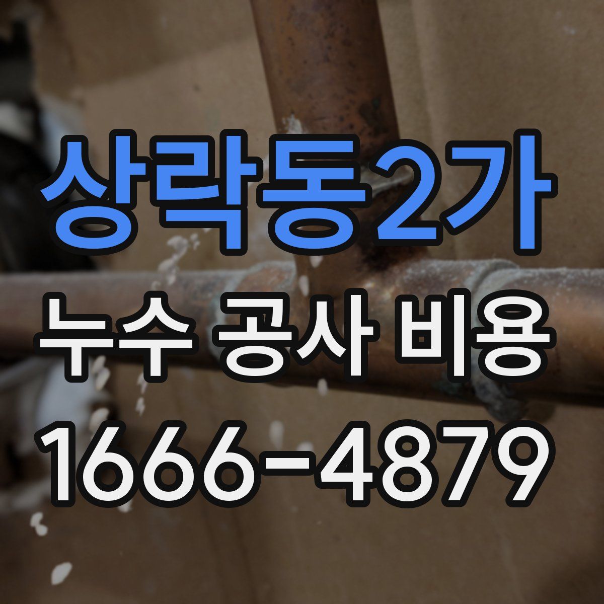 상락동2가 누수 공사 비용