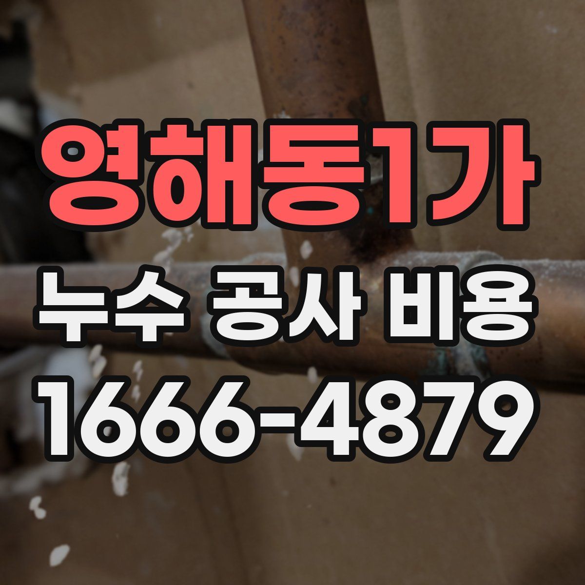 영해동1가 누수 공사 비용