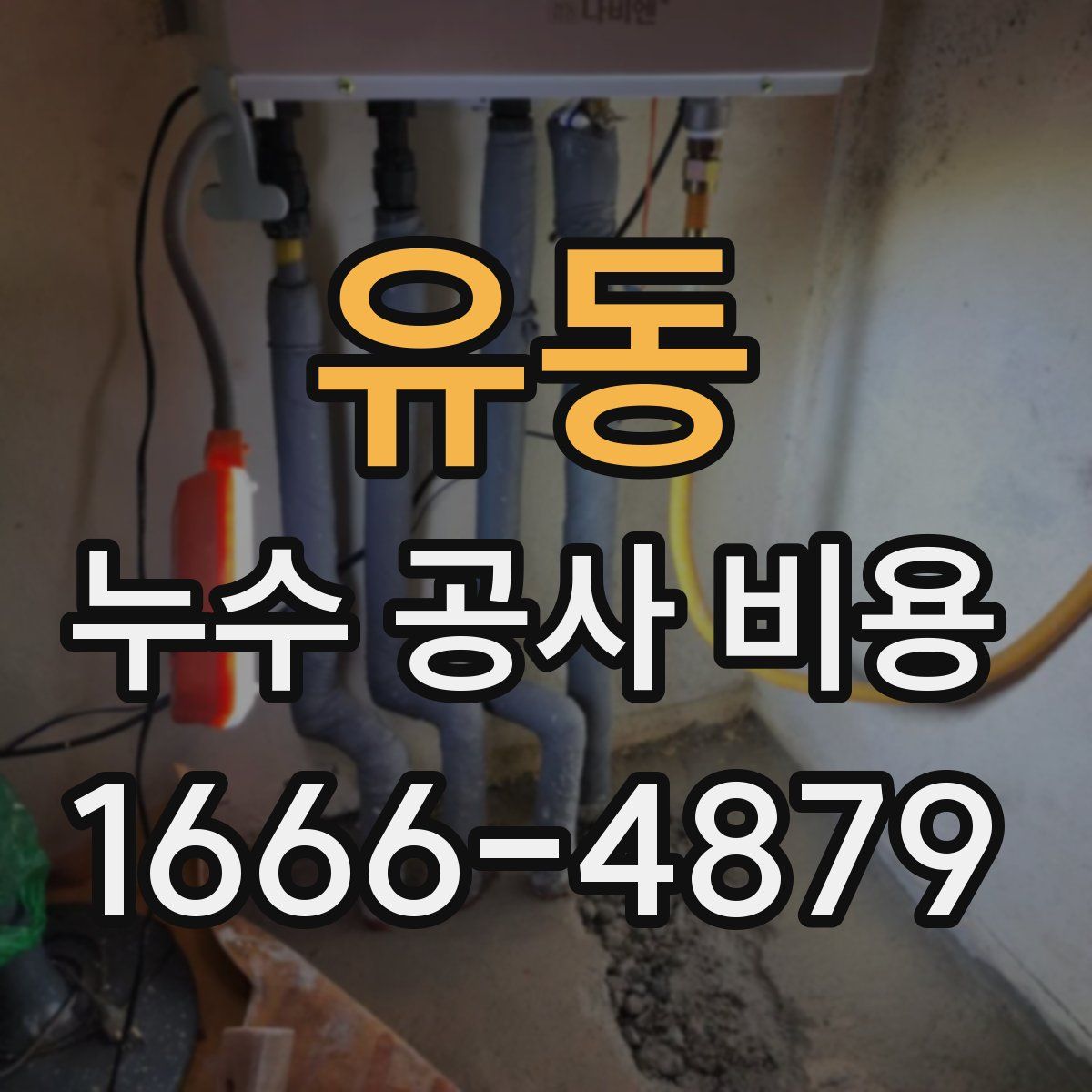 유동 누수 공사 비용