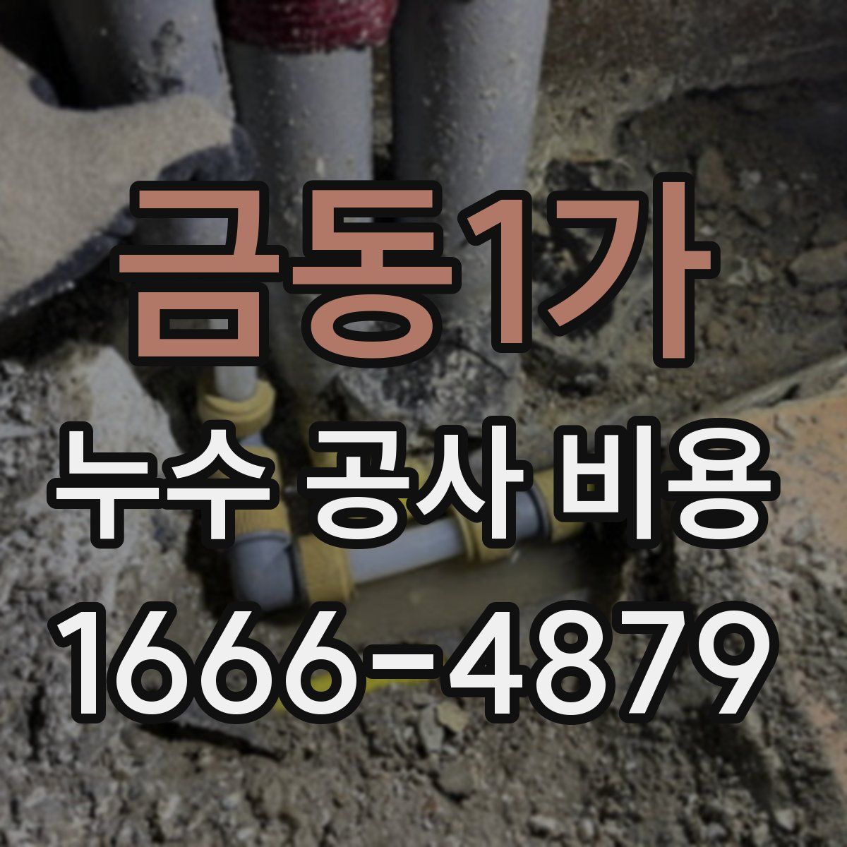 금동1가 누수 공사 비용