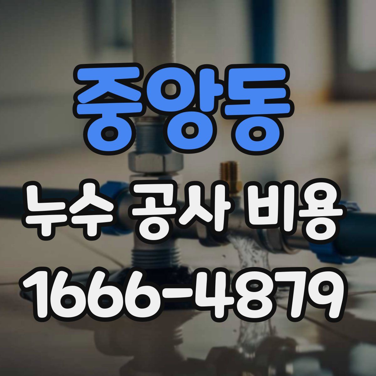 중앙동 누수 공사 비용