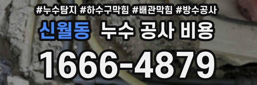 신월동 누수 공사 비용