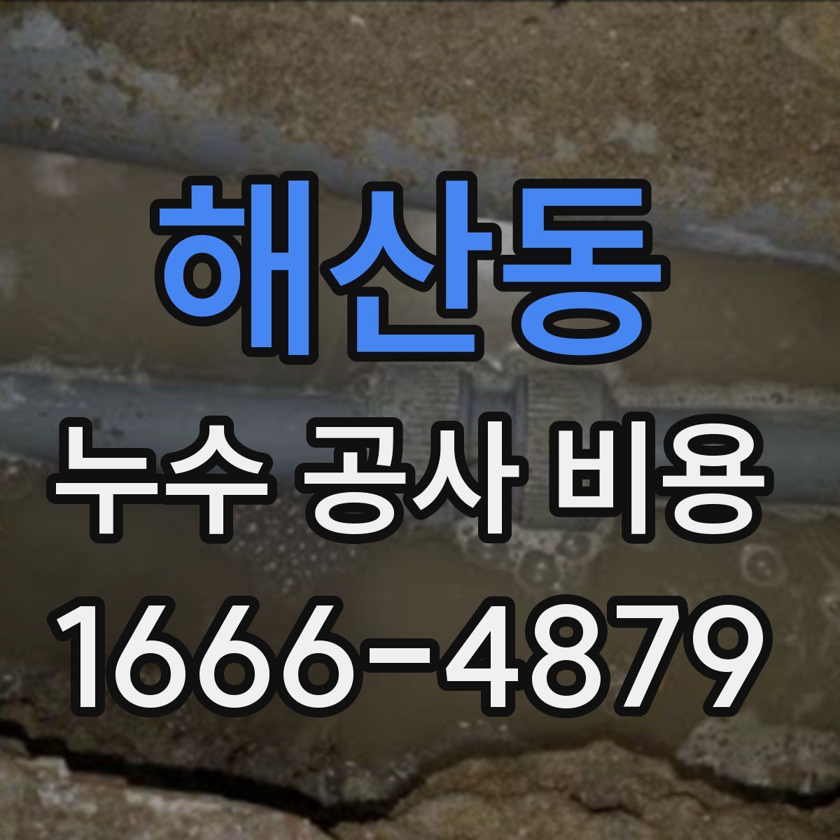 해산동 누수 공사 비용