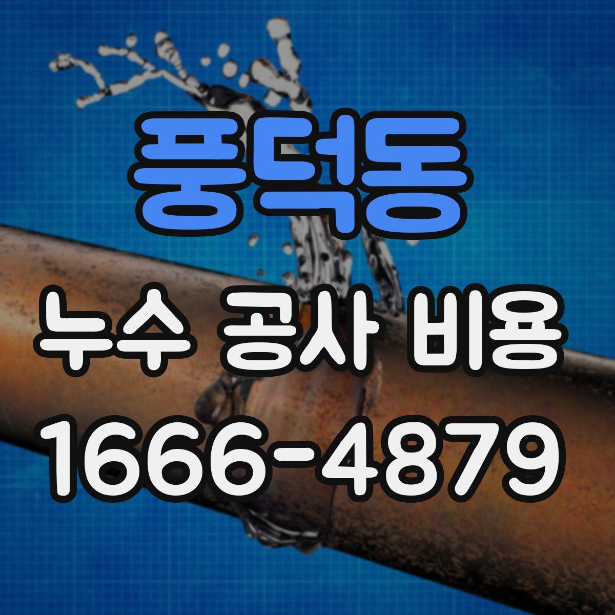 풍덕동 누수 공사 비용