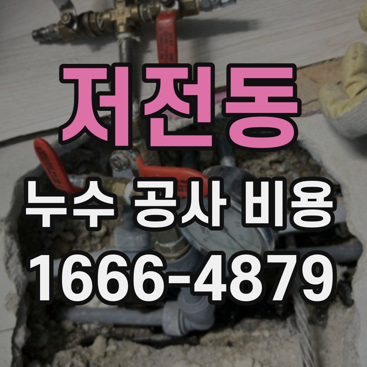 저전동 누수 공사 비용