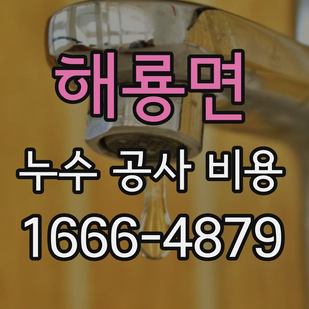해룡면 누수 공사 비용