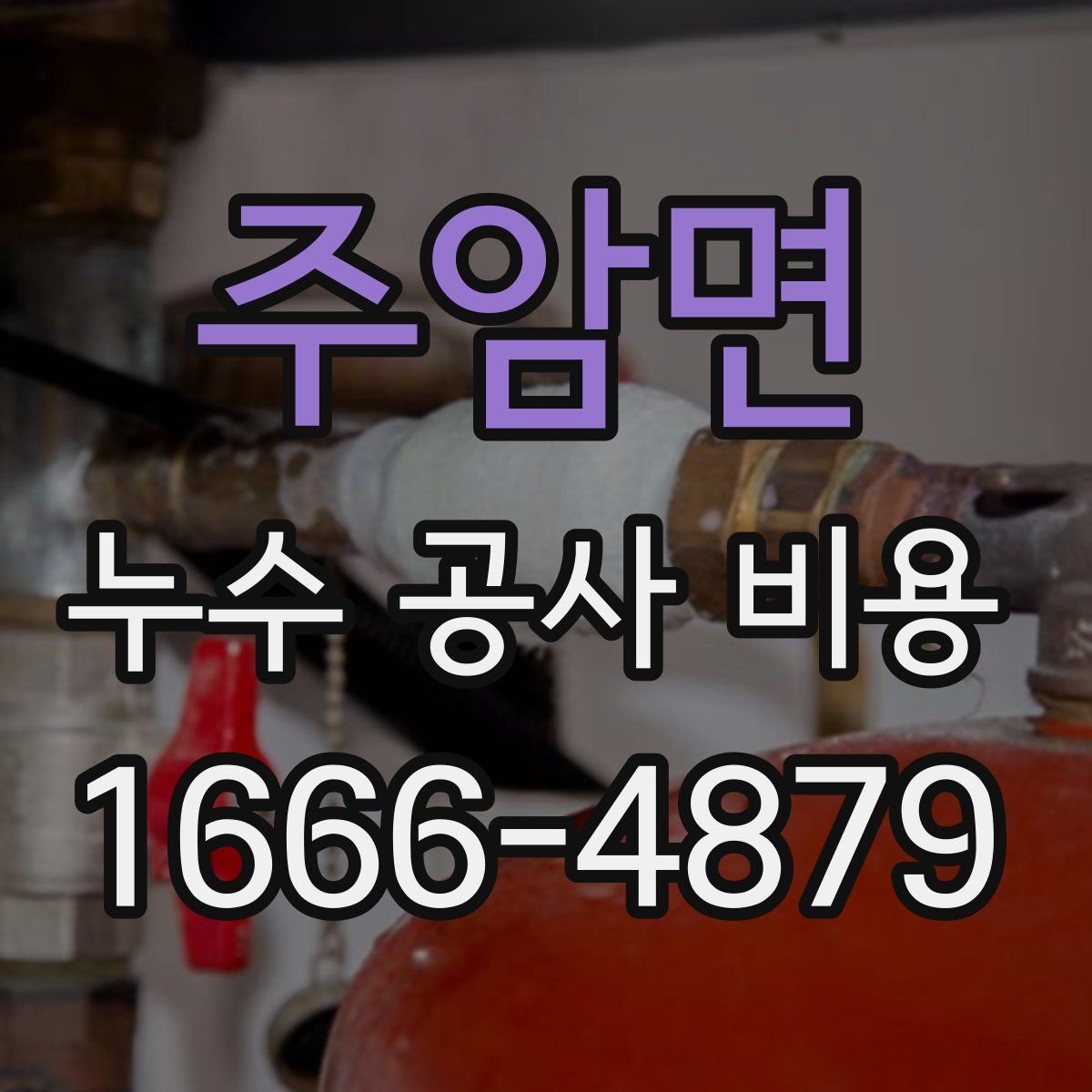 주암면 누수 공사 비용
