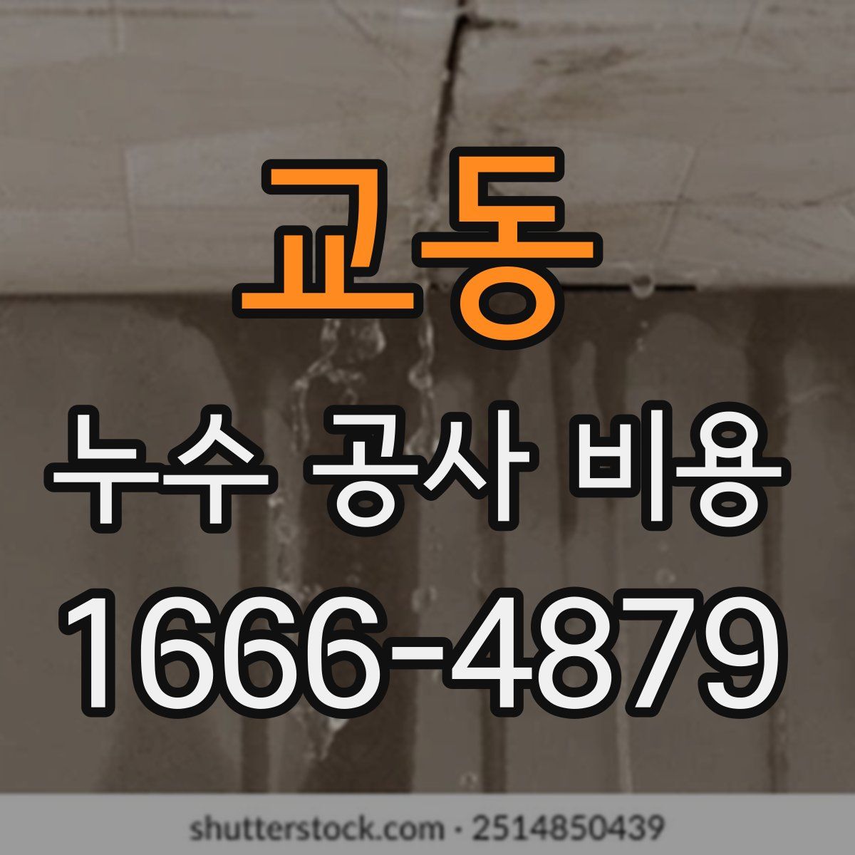 교동 누수 공사 비용