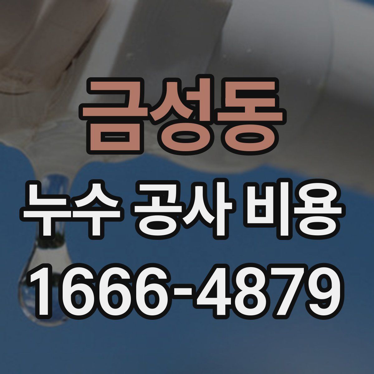 금성동 누수 공사 비용