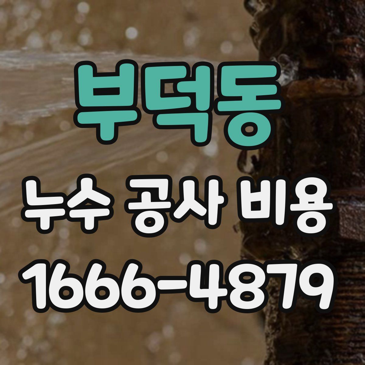 부덕동 누수 공사 비용