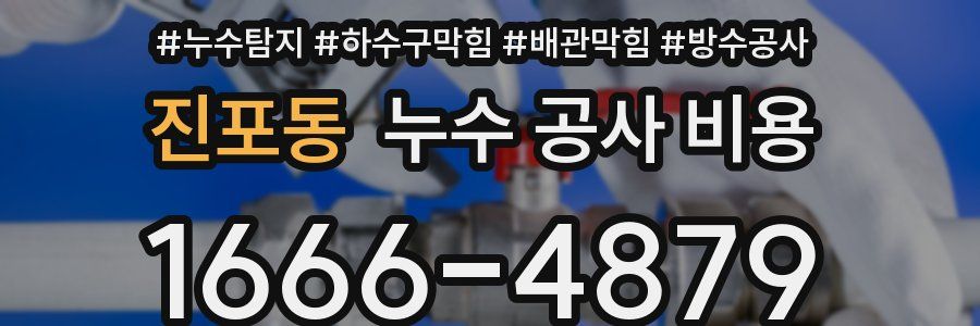 진포동 누수 공사 비용