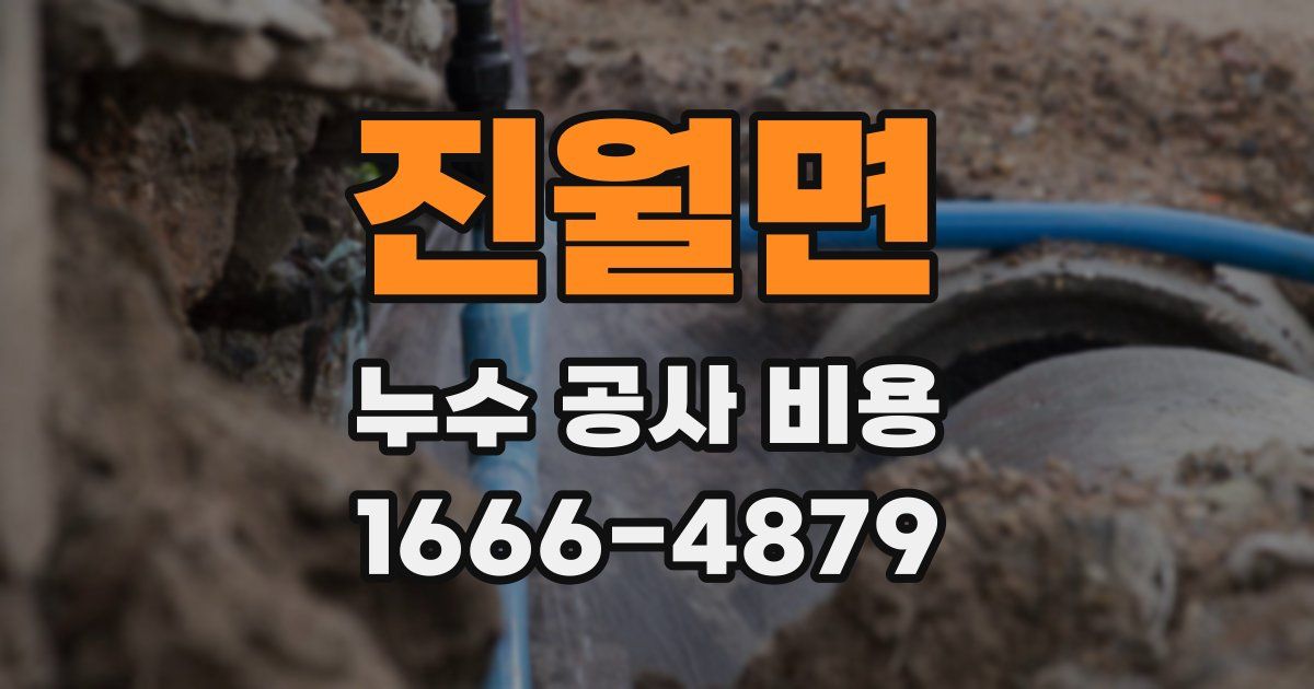 진월면 누수 공사 비용
