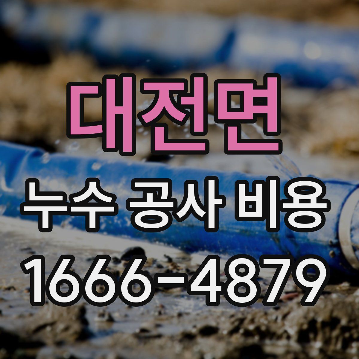 대전면 누수 공사 비용