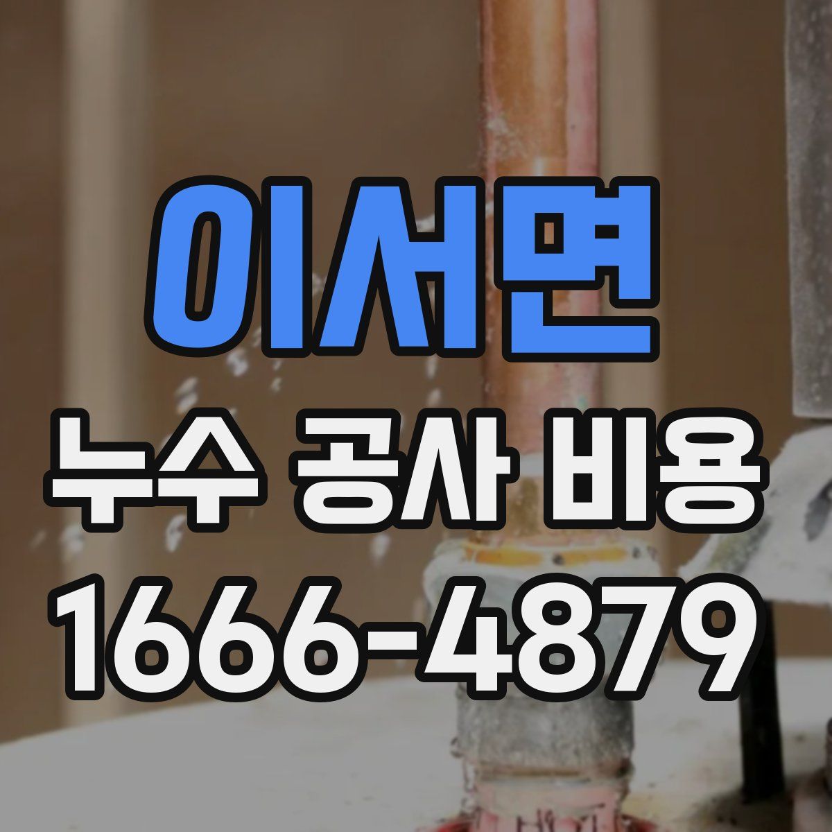 이서면 누수 공사 비용