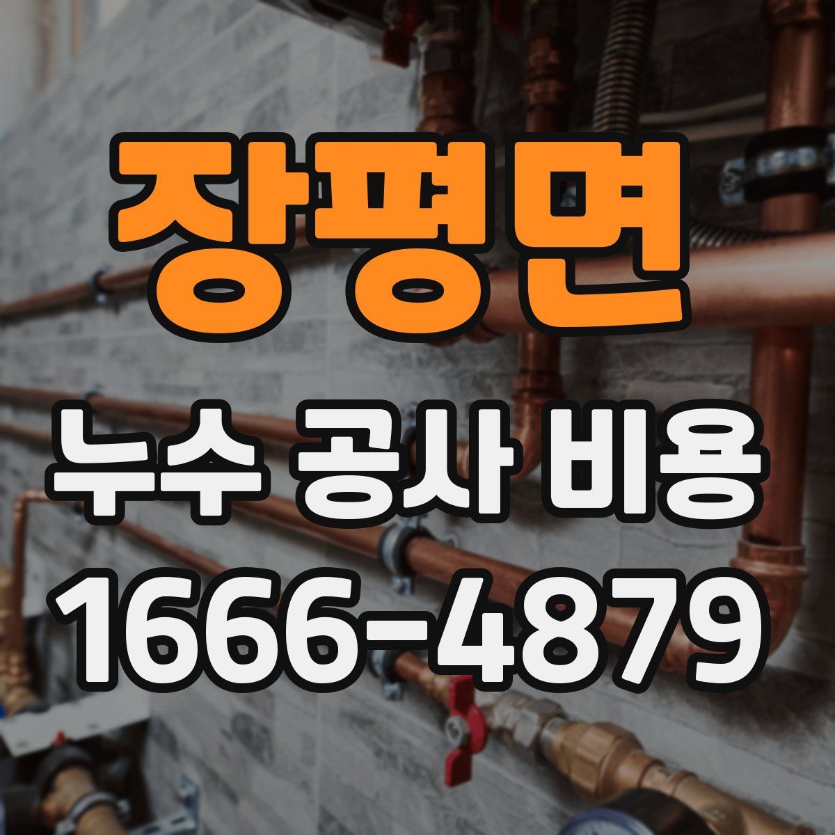 장평면 누수 공사 비용